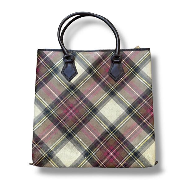 Vivienne Westwood Plaid Tote Bag - Picture 5 of 7